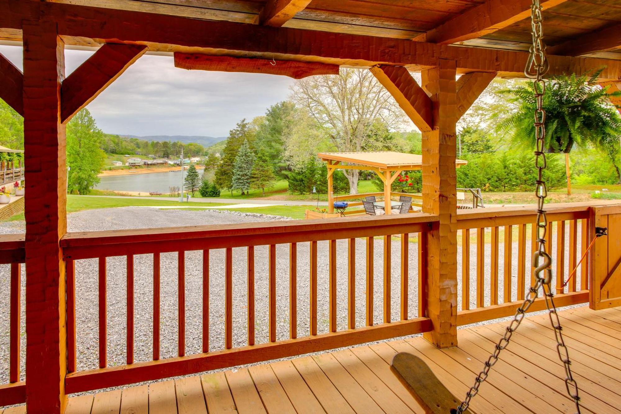 Rivers View - Cherokee Lake Cabin With Fire Pit! Bean Station Exterior foto